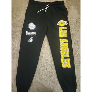 NWT LA Lakers NBA Ultra Game Men's Black Jogger Sweatpants Size XL